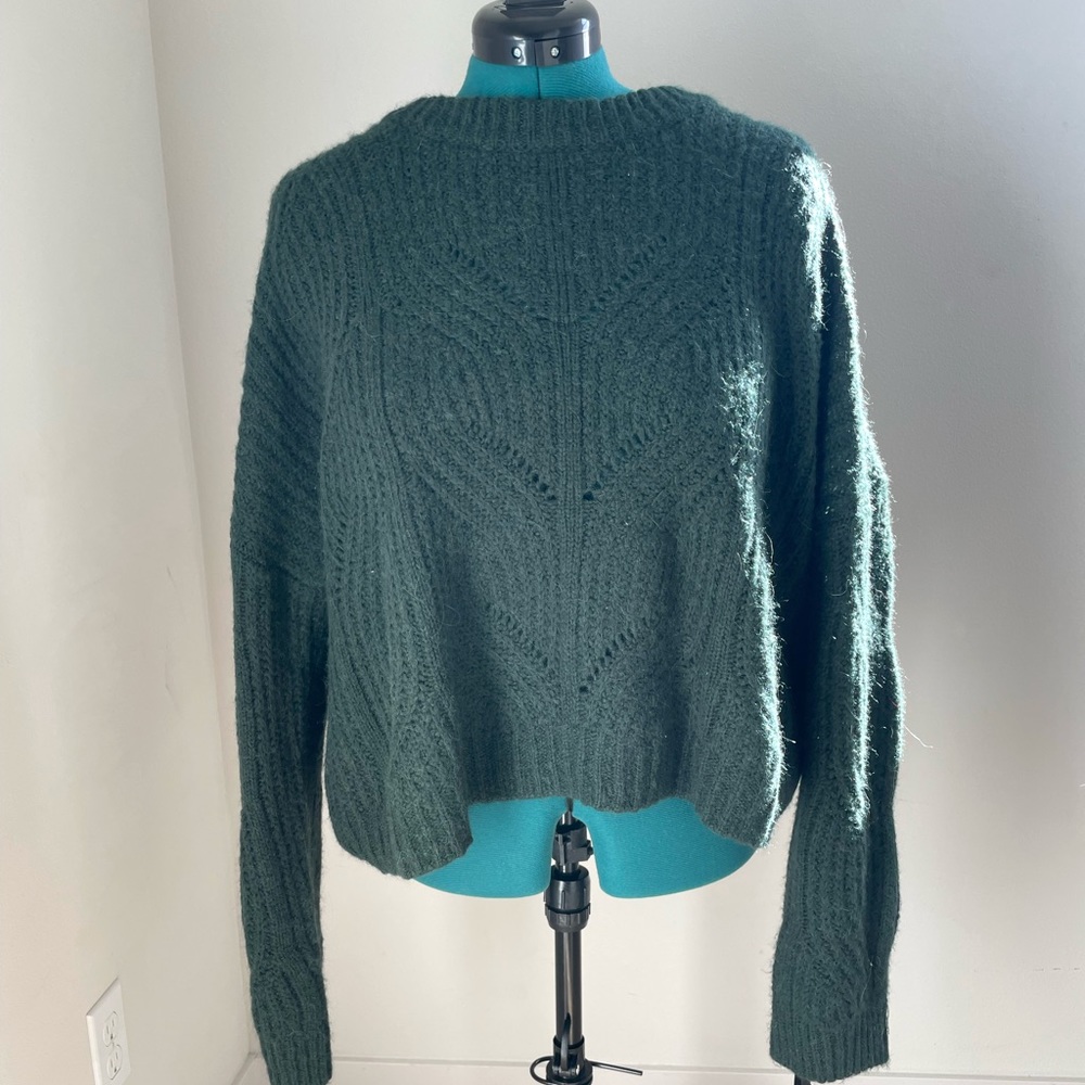 Madewell Green Charley Pullover Sweater - 2X